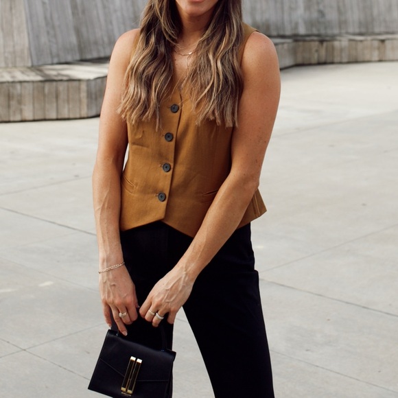 MM Lafleur Roo Vest Brown Button-Up - Picture 2 of 9